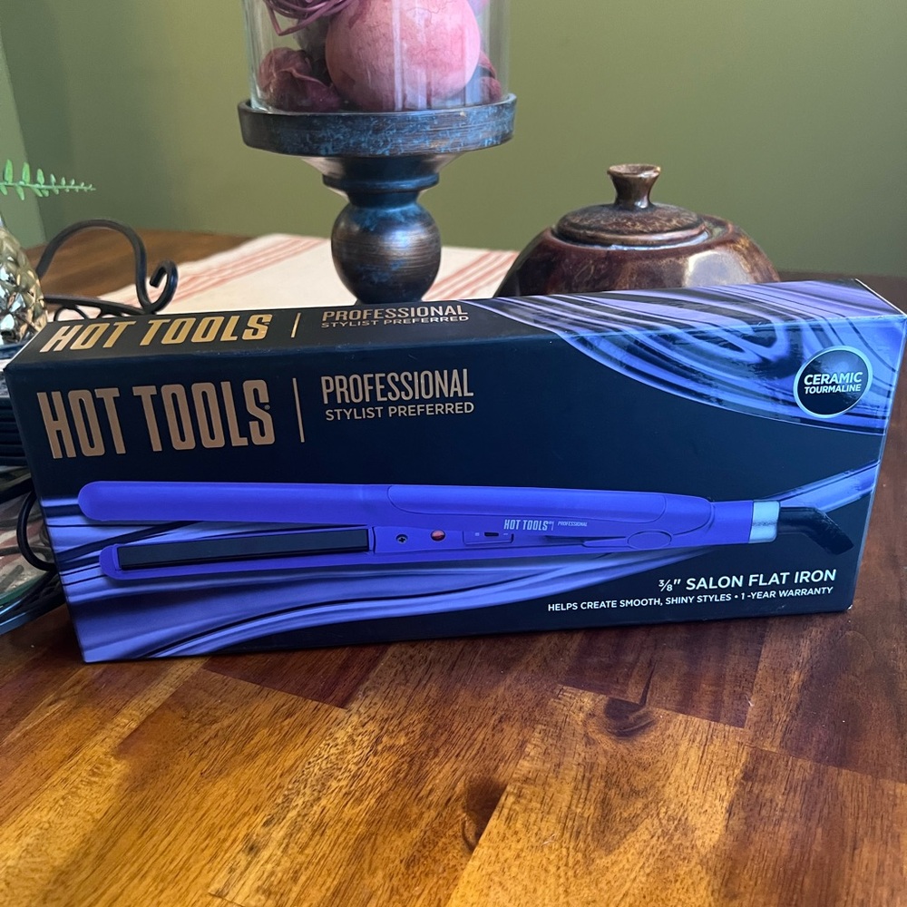Hot Tools 3/8 “ Purple Salon Flat Iron